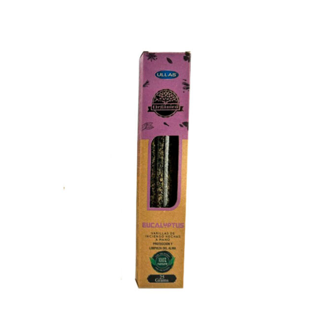 INCIENSO VARILLAS EUCALIPTO ORGÁNICO 25 gr. - ULLAS