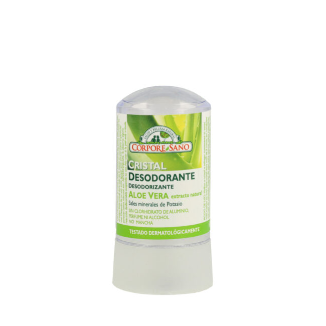 DESODORANTE MINERAL ALOE VERA CORPORE SANO / Cristal 60 gr.
