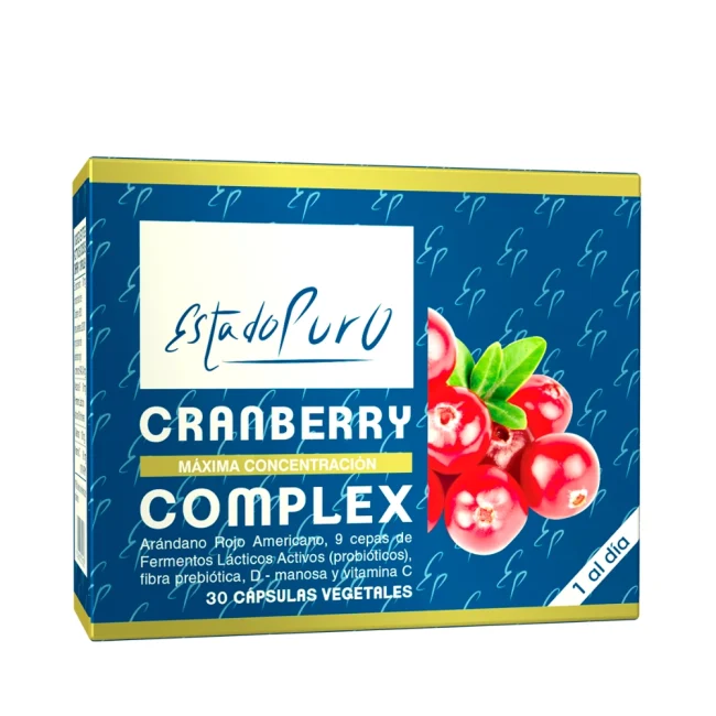 CRANBERRY COMPLEX 150 PACS - ESTADO PURO / Caja 30 cápsulas