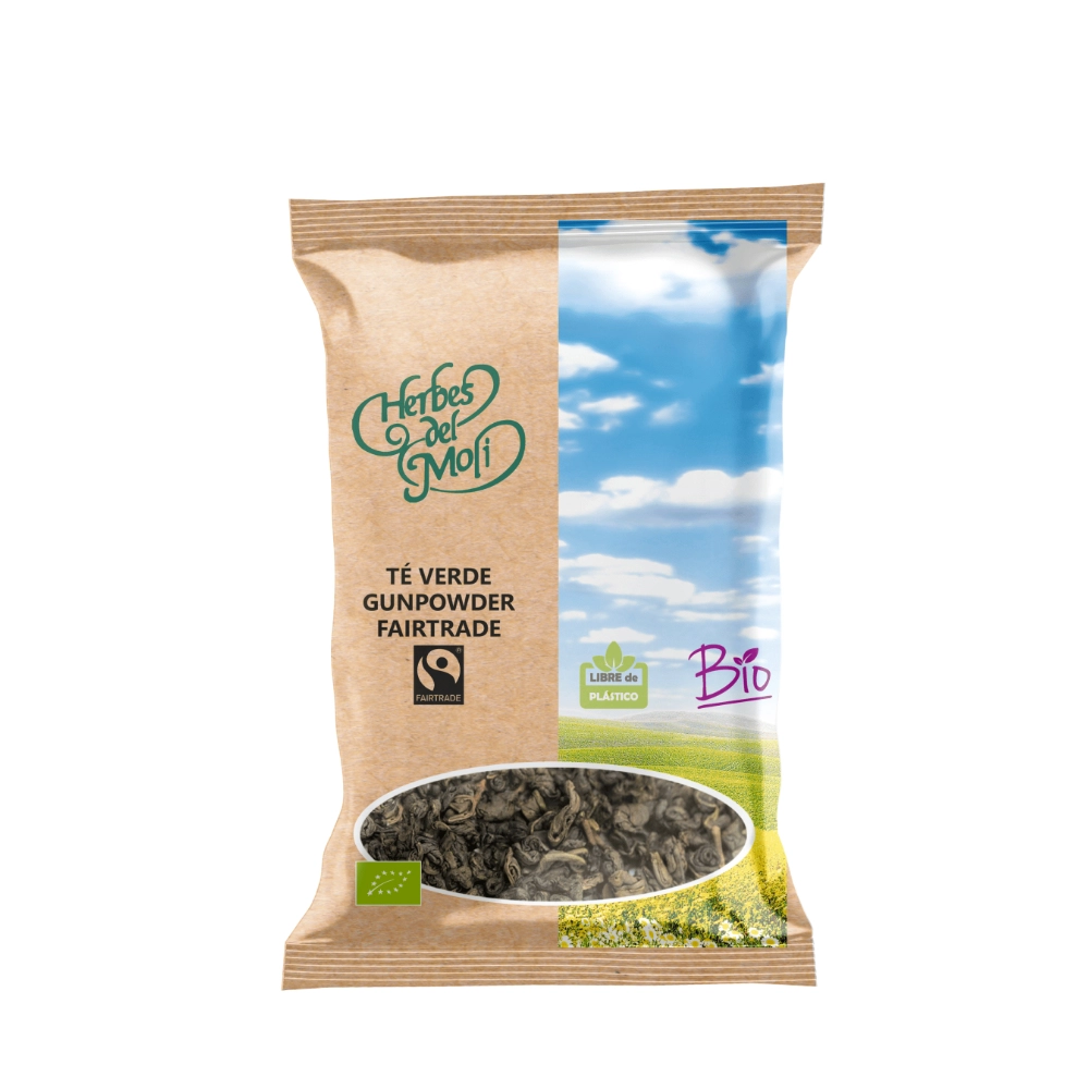 TÉ VERDE ECO (GUNPOWDER) / Bolsa 70 gr. – HERBES DEL MOLÍ