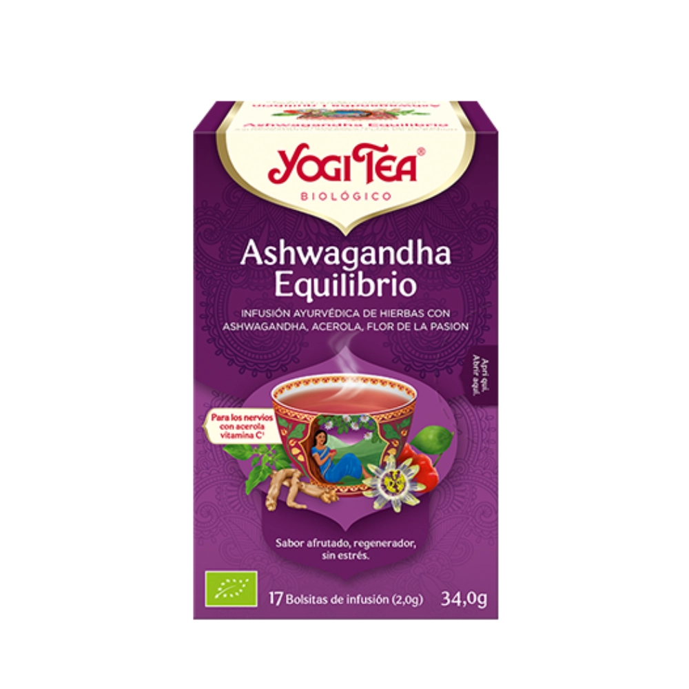 YOGI TEA ASWAGANDHA EQUILIBRIO 17 bolsitas de infusión