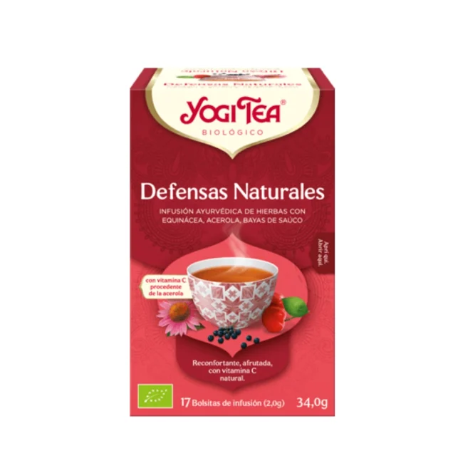 YOGI TEA DEFENSAS NATURALES 17 bolsitas de infusión