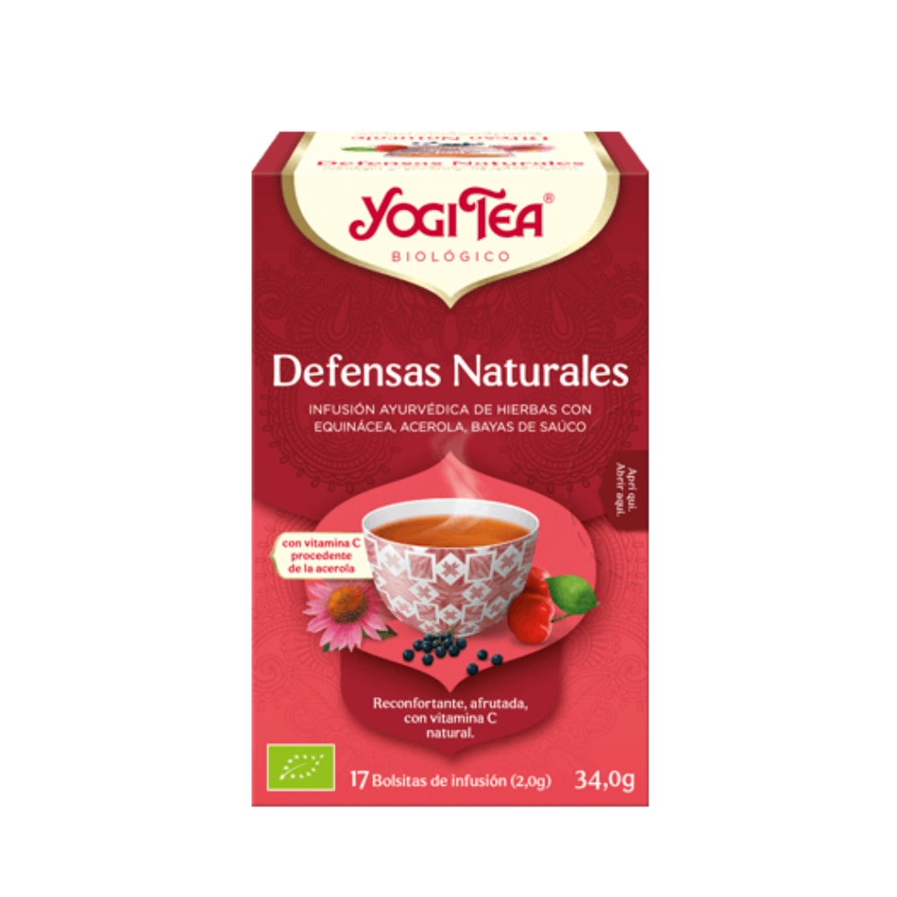 YOGI TEA DEFENSAS NATURALES 17 bolsitas de infusión