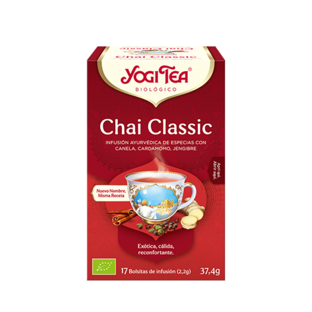 YOGI TEA CHAI CLASSIC 17 bolsitas de infusión
